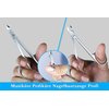 SMI - Scissor Style Cuticle Nipper - Cuticle Trimmer Precision Cuticle Scissors for Women Men Beauty Grooming Fingernail Toenail Stainless Steel with Pouch