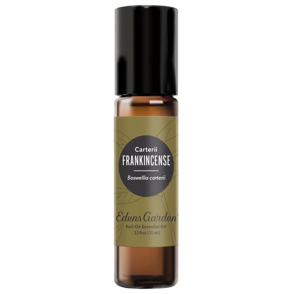 Edens Garden Frankincense Carterii Essential Oil, 100% Pure & Natural Premium Best Recipe Therapeutic Aromatherapy Essential Oil, Pre-Diluted 10 ml Roll-On