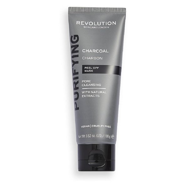 Makeup Revolution Skincare Purifying Charcoal Peel Off Mask Pore Cleansing with Natural Extracts