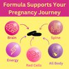 Greenfield Nutritions Halal Prenatal Vitamins with DHA and Folic Acid - Essential Prenatal Pregnancy Multivitamin with Iron - Contains 17 Vitamins for Mom to Be - Easy to Swallow 90 Liquid Softgels