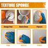 LAVEVE Knockdown Texture Sponge, Wall Patch, Drywall Patch/Repair, Texture Patch Sponge, Home Decor Sponge for DIY Painting Ceiling Wall Texture - 2 Pcs