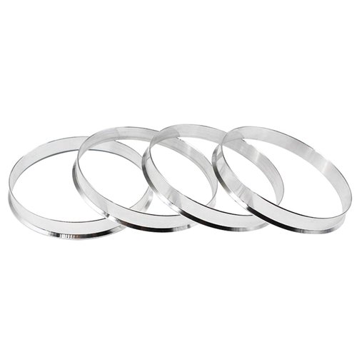 DCVAMOUS Alloy Aluminum Wheel Hub Centric Rings 66.1 to 64.1, Set of 4 Hubcentric Rings - Performance Hubrings for 64.1mm Vehicle Hub with 66.1mm Center Bore Rim Compatible with Honda Accord Civic
