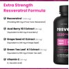 NutraChamps Resveratrol Supplement, Extra Strength Formula for Healthy Aging, Immune Support, 60 Vegan Capsules with Trans-Resveratrol, Green Tea Leaf, Acai Berry & Grape Seed Extract