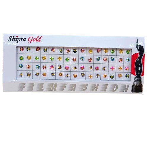 Multi color | glittered Kumkum Bindi for Women's | glittered Stone studded Kumkum Bindi,Sticker Bindi, Small Bindi, Tikka for Women’s