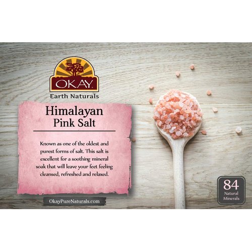 Himalayan Pink Salt with Seaweed Soothing Mineral Soak Leaves Feet Feeling Cleansed,Refreshed and Relaxed No Parabens,No Silicones,No Sulfates For All Skin Types Made In USA 8oz