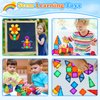 Mruikeny Magnetic Tiles Kids Toys, Magnetic Tiles for Kids Ages 3-5 5-7 Years Old, 3D Magnetic Building Blocks STEM Learning Construction Toys for Boys Girls