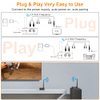 YMOO 2.4Ghz Wireless Audio Transmitter Receiver,48kHz/24bit HiFi Audio,20ms Ultra Low Latency,320ft Long Range RCA Jack Adapter for Speaker/soundbar to TV/PC/CD Player/Computer/Projector