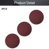 Utoolmart PSA Sanding Discs, 10-inch Self Stick Adhesive Back Sandpaper, 80 Grits No-Hole Aluminum Oxide Sanding Paper, for Random Orbital Sander, Wood, Metal Polishing, 3 Pcs