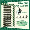 Lash Clusters 96pcs Eyelash Clusters D Curl 18-24MIX Cluster Lashes KEYYOU Volume Wispy Lash Extension Soft&Comfortable Easy DIY at Home(Y02,D-18-24MIX)