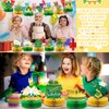 Sabary 12 Pcs Green Gold Happy Birthday Decoration Gold Honeycomb Centerpieces Party Supplies Balloon Crown Paper Centerpiece Table Decorations Royal Table Centerpieces for Men Women Party