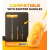 Super Efficient Duster Kit with 12 Duster Refills & 1 Handle, Multisurface 360° Dusters with 4X Microfibers, Unscented Disposable Dusters for Cleaning, Compatible with Swiffer Dusters