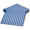 Gift Boutique 100 Dark Blue and White Gingham Cocktail Napkins Disposable Paper Navy Checkered Plaid Beverage Dessert Napkin for Summer Picnic Barbecue Wedding Baby & Bridal Shower Party Table Decor