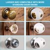 Door Knob Safety Cover for Kids (4 Pack) New Shape & Structure Design Child Door Knob Covers Prevent Children from Opening Doors Baby Safety Door Knob Locks Fit Most Knobs