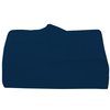 Royale Linens Queen Size Flat Sheet Only - Brushed 1800 Microfiber - Ultra Soft & Breathable - Wrinkle & Stain Resistant - Hotel Quality Flat Sheet Sold Separately - Top Sheet for Bed - (Queen, Navy)