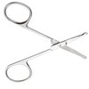 BeeSpring Rounded Nose Hair Scissors. Round Tip Scissor for Ear, Eyebrow, Beard and Mustache Trimming - 3.5" Blunt Nosed Tipped Grooming Trimmer