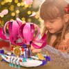 COGO MAN Fairy Girls Magic Cruise Ship Building Sets 358 Pieces Princess Magic Boat Model with hot air Balloon Building Kit Christmas Birthday Gift for Kids Girls Age 6-12