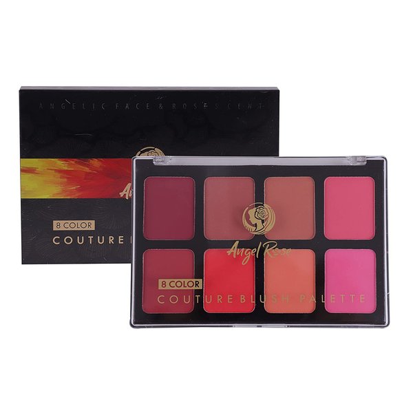 METREY Face blusher 8 color palette | cheek blusher | Blusher | professional blusher | face enhancer | blusher (Shade 04)