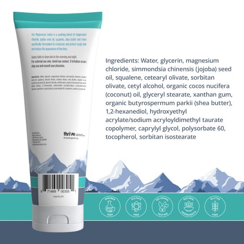 Bolton's Naturals Unscented Lotion Tube with Magnesium, Jojoba, Coconut Oil, and Shea Butter-250ml