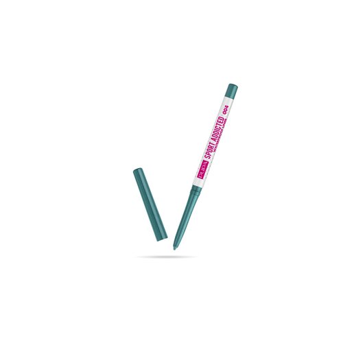 Pupa Milano Sport Addicted Waterproof Eyeliner - Perfect For Spring And Summer - Sport And Sweat Proof - Instant Color Payoff - Intensely Pigmented - Long Lasting - 004 Sporty Emerald - 0.012 Oz