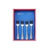 Towle Living Antigua Frost Cocktail Forks, Set Of 4, Stainless Steel