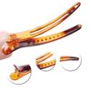 12 PCS Plastic Duck Bill Hair Clips Hairpins Hairgrip for Women Professional Hairdressing Hair Barrettes Hair Accessories (Length -1.9", Brown)