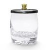 Crystal Disinfection Glass Cup Acrylic Liquid Powder Dappen Dish with Stainless Steel Metal Lid Glassware Tool For Nail Art,HJ-NAPB028