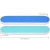 25pcs - PANA Mini Double-Sided Emery Nail File for Manicure, Pedicure, Natural, and Acrylic Nails - Blue/Light Blue (Grit 100/180)