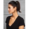 12" Simply Straight Pony Color R6 DARK CHOCOLATE - Hairdo Wigs Tru2Life Heat Friendly Synthetic Ponytail Makeover Curl Flat Iron Hairpiece Braid Updo Bundle MaxWigs Hairloss Booklet