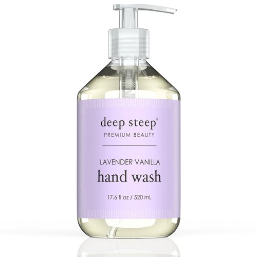 Deep Steep Liquid Hand Wash, 17.6 Ounces (Lavender Vanilla)