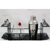Chemistry Themed Cocktail Barware Set w Hazard Label Decals