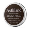 Aethland Shaving Brush Set for Men Fathers Day Gift, Include 100g Shaving soap, Hair Shaving Brush with Solid Wood Handle, and Dia 3.1 inches Stainless Steel Shaving Bowl, Shaving Stand Wet Shaving