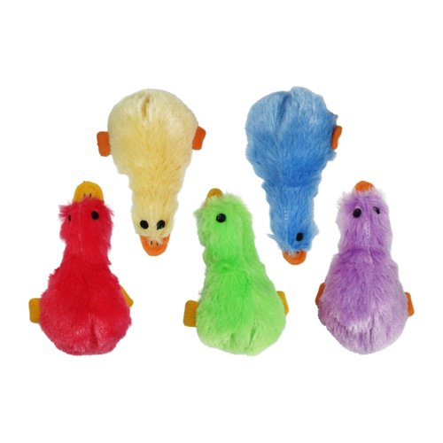 Multipet Duckworth Mini Plush Dog Toy, Assorted Colors, for small breeds