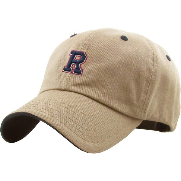 KBETHOS Alphabet AZ Letter Khaki Baseball Cap Dad Hat Polo Cap Adjustable Unisex Cotton One Size