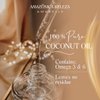 AMAZONICA BELEZA Kit Argan Oil and Coconut Oil for Hair - Nutrition, Hydration and Repair for Hair (60 ml each)