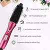 Electric Hair Curler, Hot Curler Brush Professional Anti-Scald Instant Heat Up Curling Wands Instant Heat Styling Brush Suitable for All Hair Types (US Plug（110-240V）)
