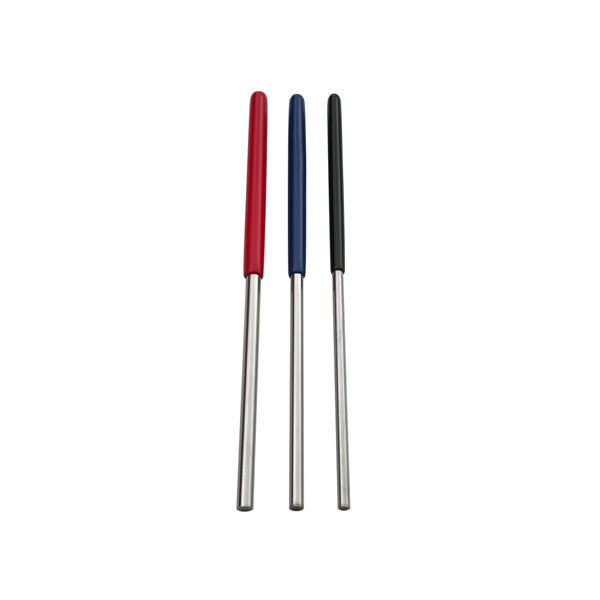 TreeWorks Chimes Triangle Beaters/Strikers, Set of 3 — Made in U.S.A. — Stainless Steel with Variable Weight and Thickness for Different Sounds, Includes Storage Container (TRE03btr)