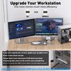 UANTIN DisplayPort to Dual HDMI Adapter | 4K 60Hz DP Source to HDMI Splitter Extended Display Adapter for Dual Monitors,Display Port Converter for NVIDIA, AMD Graphics Card
