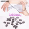 BEAUEXE Black Hairnets 30 PCS, 22" Invisible Hair Nets Elastic Edge Mesh for Women Bun Ballet Dancer Kitchen Food Serive