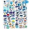 112 PCS Swimming Temporary Tattoos Birthday Party Decorations Supplies Favors Swim Team Pool Waves Summer Beach Themed Decor Stickers For Boys Girls Gift School Prizes Rewards