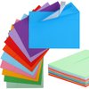 50 Pack Colored Envelopes, 5x7 Card Envelopes Self-Seal A7 Envelopes for Invitations, Printable Envelopes for Weddings, Invitations, Photos, Postcards, Greeting Cards, Mailing