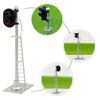 JTD873GR 3PCS Model Railroad Train Signals 2-Lights Block Signal HO Scale 12V Green-Red Traffic Lights for Train Layout New