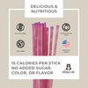 The Honey Jar Raspberry Flavored Raw Honey Sticks - Pure Honey Straws For Tea, Coffee, or a Healthy Treat - One Teaspoon of Flavored Honey Per Stick - Made In The USA with Real Honey - (100 Count)