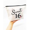 Charmoly Sweet 16 Gifts for Girls 16th Birthday Gifts Ideas 16 Year Old Girls Sweet Sixteen Gifts for Teen Girls Cute Makeup Bag
