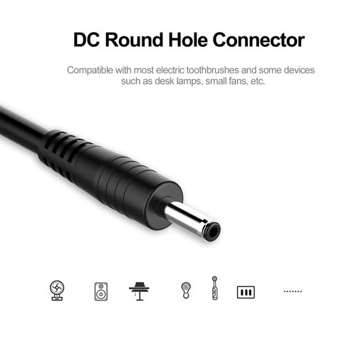 Replacement USB Charger Cable for Fairywill/Sboly/Dnsly/SEAGO/Vekkia/Gloridea Sonic Electric Toothbrush DC Charging Power Cord