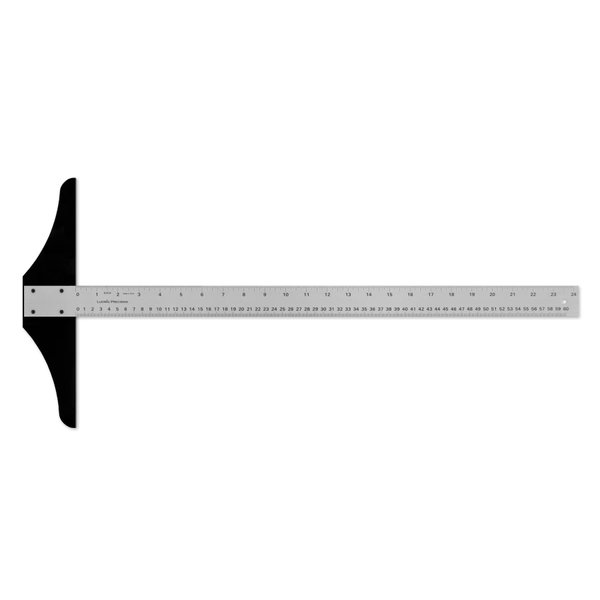 Ludwig Precision Standard Aluminum T-Square for Art Framing & Drafting, 24-inch