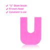 Outus 150 Pieces U Shape Nail Polish Protector Nail Guards Spill Proof Stickers Peel Off Nail Stickers for Nail DIY