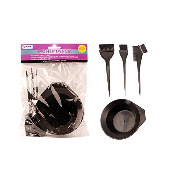 4 pcs Hair Dye Set, Case of 72