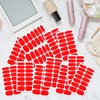 YECIRALA 20 Sheets 280 Pcs Red Nail Polish Stickers for Nails Gel Stickers Full Nail Wraps for Women Gel Nail Strips Stick On Nails Polish Strips Self Adhesive Nail Decals for Nail Art Strips