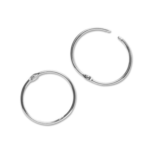 Value Pack of 100 Sparco Book Ring, 3-Inch Diameter, 100 per Box, Silver (SPR01441)