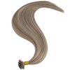 Full Shine Utip Hair Extensions Human Hair Blonde Hair Extensions 14inch U Tip Fusion Hair Extensions Remy Hair 40g 50s 0.8g/s Extensions Human Hair Natural